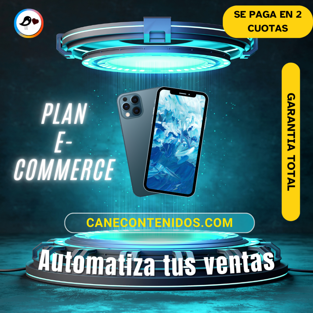 Sitio Web E commerce - Cane Contenidos