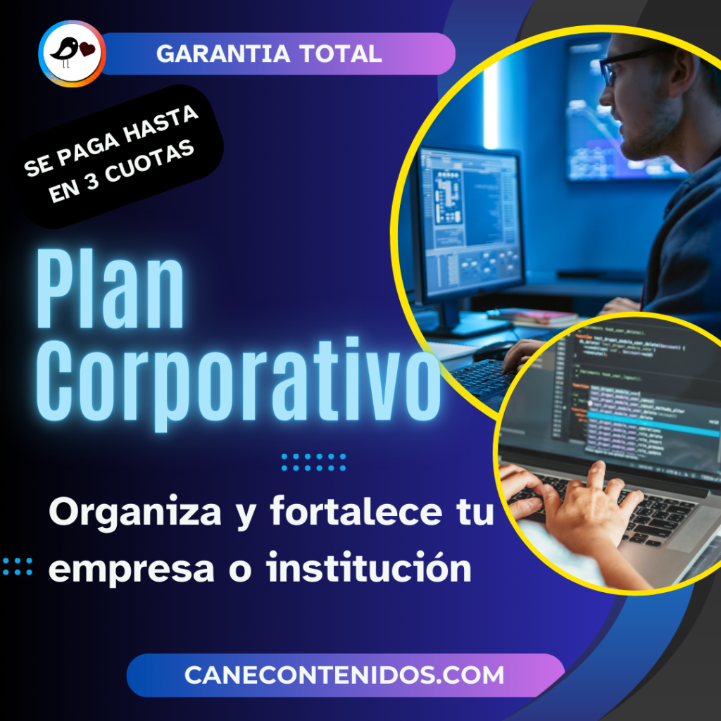 Sitio Web para Empresas y Corporaciones - Cane Contenidos